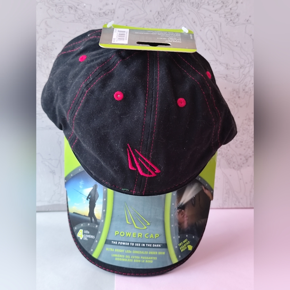 Panther Vision Powercap LED Hands Free Lighted Battery Powered Cap Black/Red